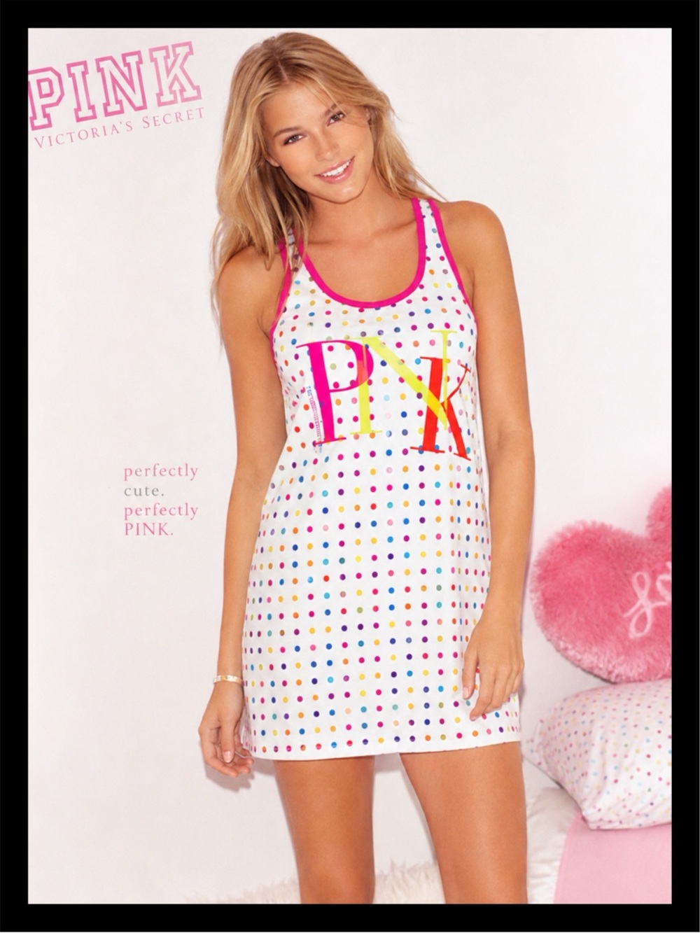 💕ⓅⒾⓃⓀ ⓋⓈ VINTAGE/RARE/HTF Racerback Sleep Dress💕